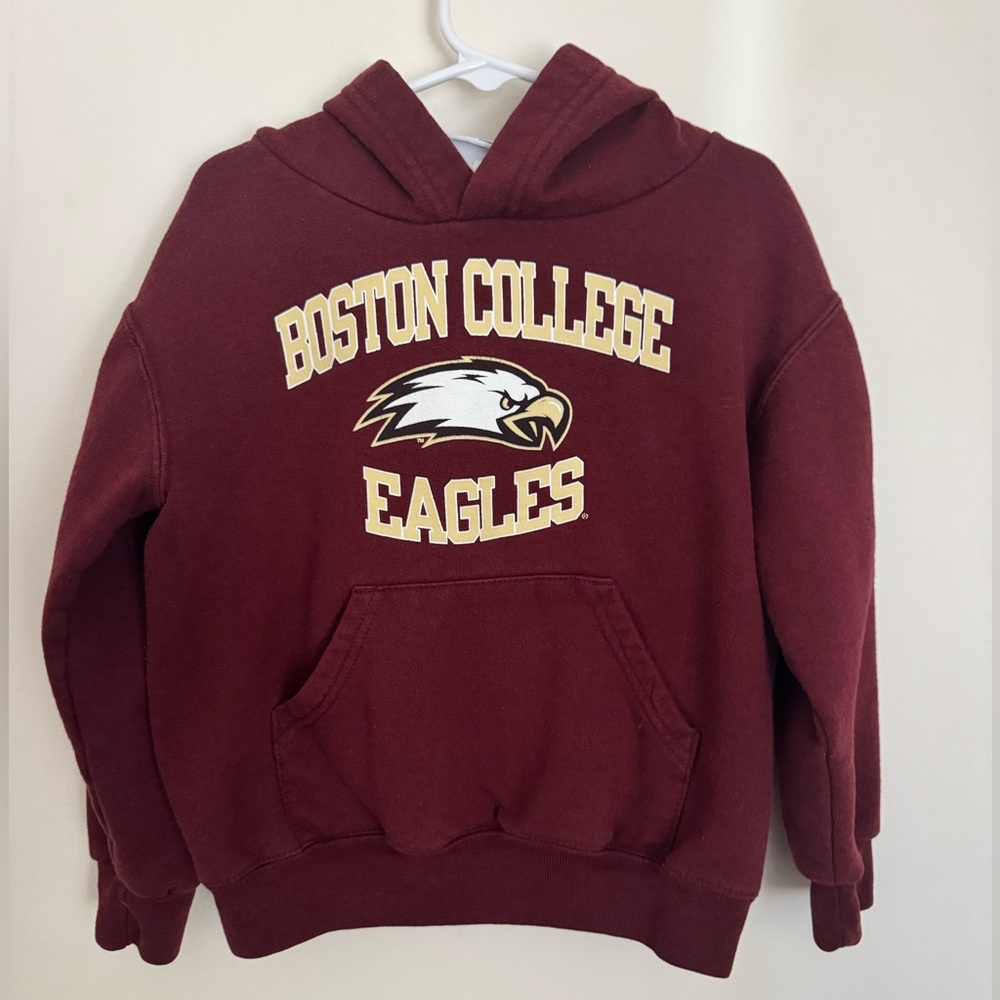Champion Boston College Kids Hooded Sweatshirt, Size 4-5 YXS